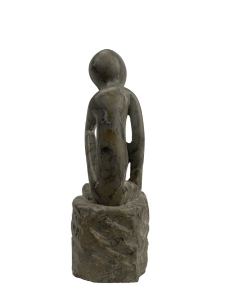 Kleine Specksteinskulptur Denker